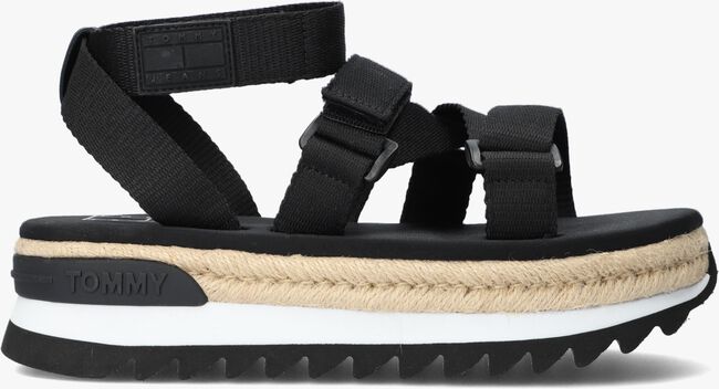 Schwarze TOMMY JEANS Sandalen TOMMY JEANS ROPE CLEATED - large