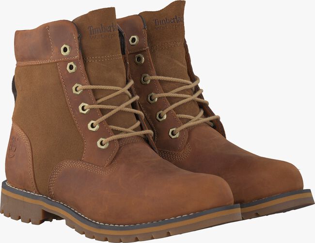 Cognacfarbene TIMBERLAND Ankle Boots LARCHMONT 6IN WP BOOT - large
