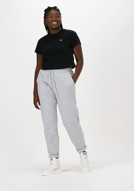 Schwarze LYLE & SCOTT T-shirt CROPPED T-SHIRT - large