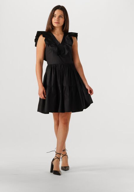 Schwarze SECOND FEMALE Minikleid ZANA DRESS - large