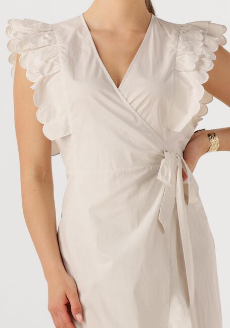 Beige OBJECT Maxikleid OBJHOPE PAPAYA S/S WRAP DRESS - large