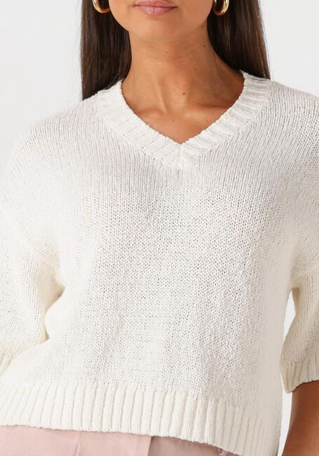 Weiße MSCH COPENHAGEN Pullover MSCHHANNALIE 2 4 V PULLOVER - large