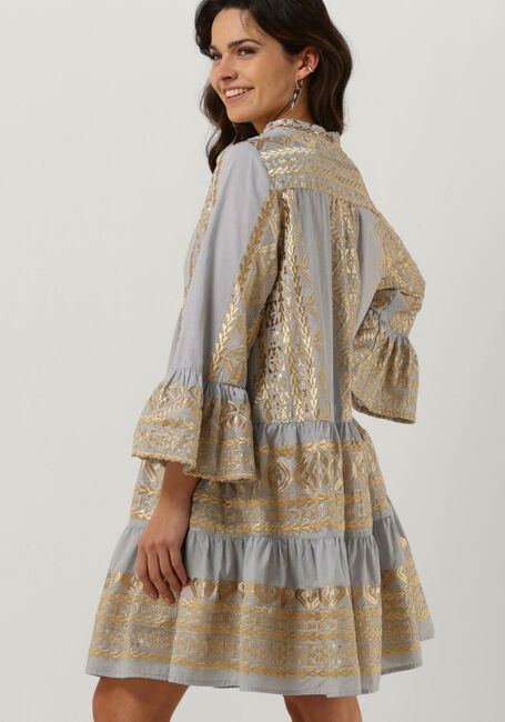 Hellblau GREEK ARCHAIC KORI Minikleid 230631 - large
