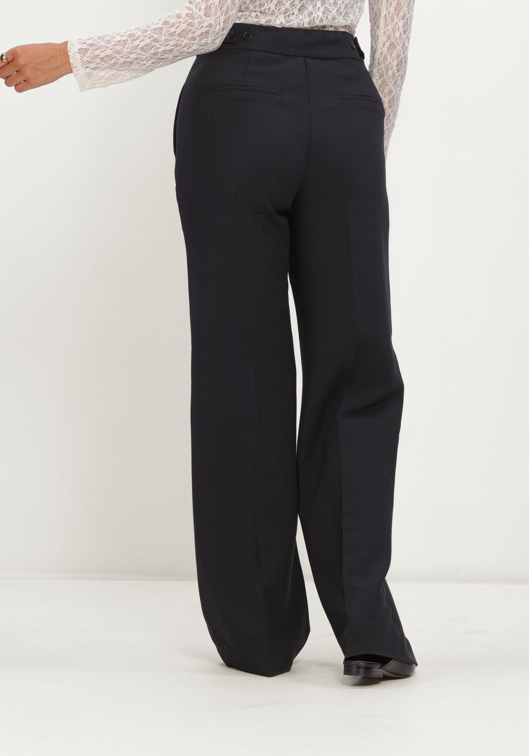 Schwarze CO'COUTURE Hose VOLACC NEW WIDE PANT - large