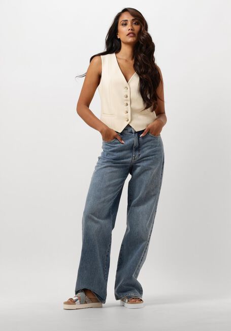 Blaue GESTUZ Wide jeans ZOLINAGZ HW WIDE JEANS - large