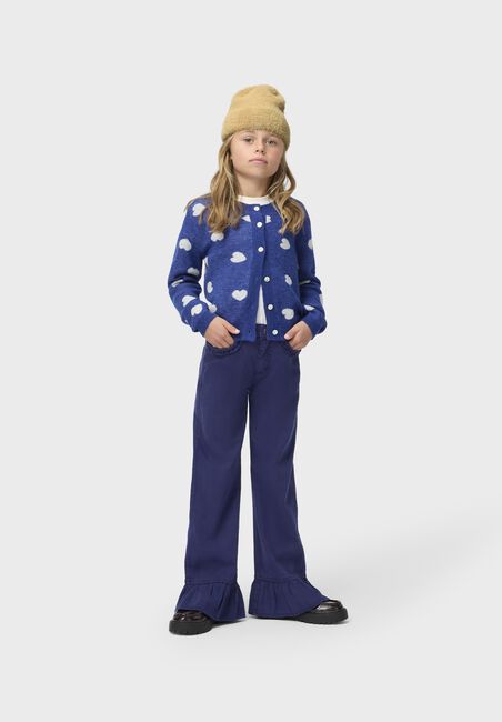Blaue MOLO Strickjacke GINNY - large
