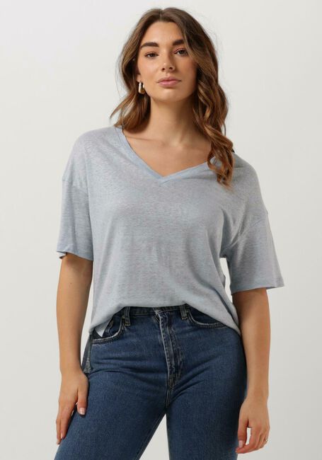 Hellblau DRYKORN T-shirt SVENNIE - large