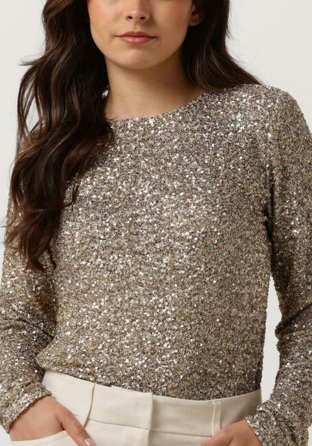 Goldfarbene COPENHAGEN MUSE Tops & T-shirts CMSEQUINCE-TEE - large