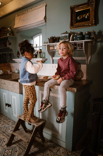 Sand DAILY7 Blusen T-SHIRT LONGSLEEVE FANCY TAPE - large