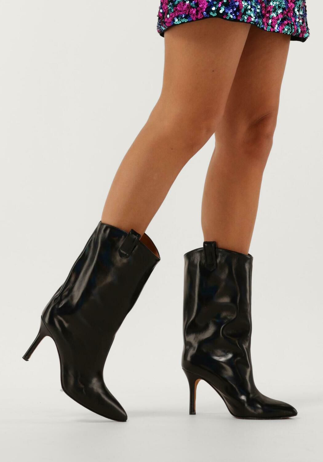 Schwarze TORAL Hohe Stiefel 12714 - large