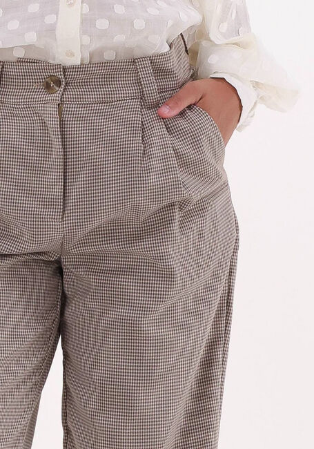 Beige MODSTRÖM Hose ATTICUS CHECK PANTS - large