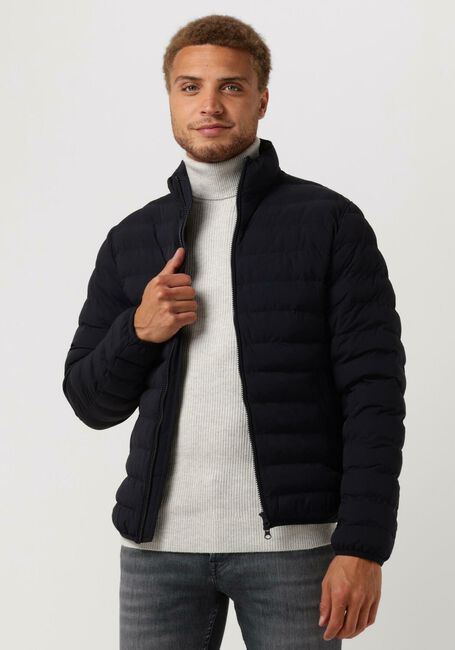 Blaue PROFUOMO Wattierte Jack OUTERW LT WEIGHT BOMBER - large