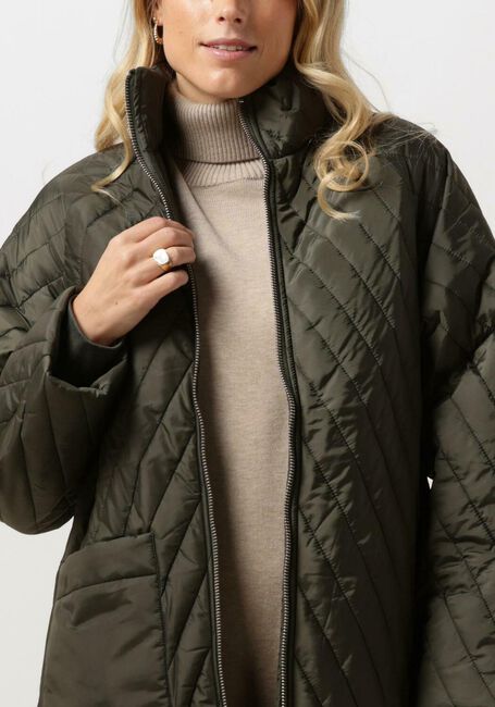 Khaki SECOND FEMALE Wattierte Jack BECCA COAT - large