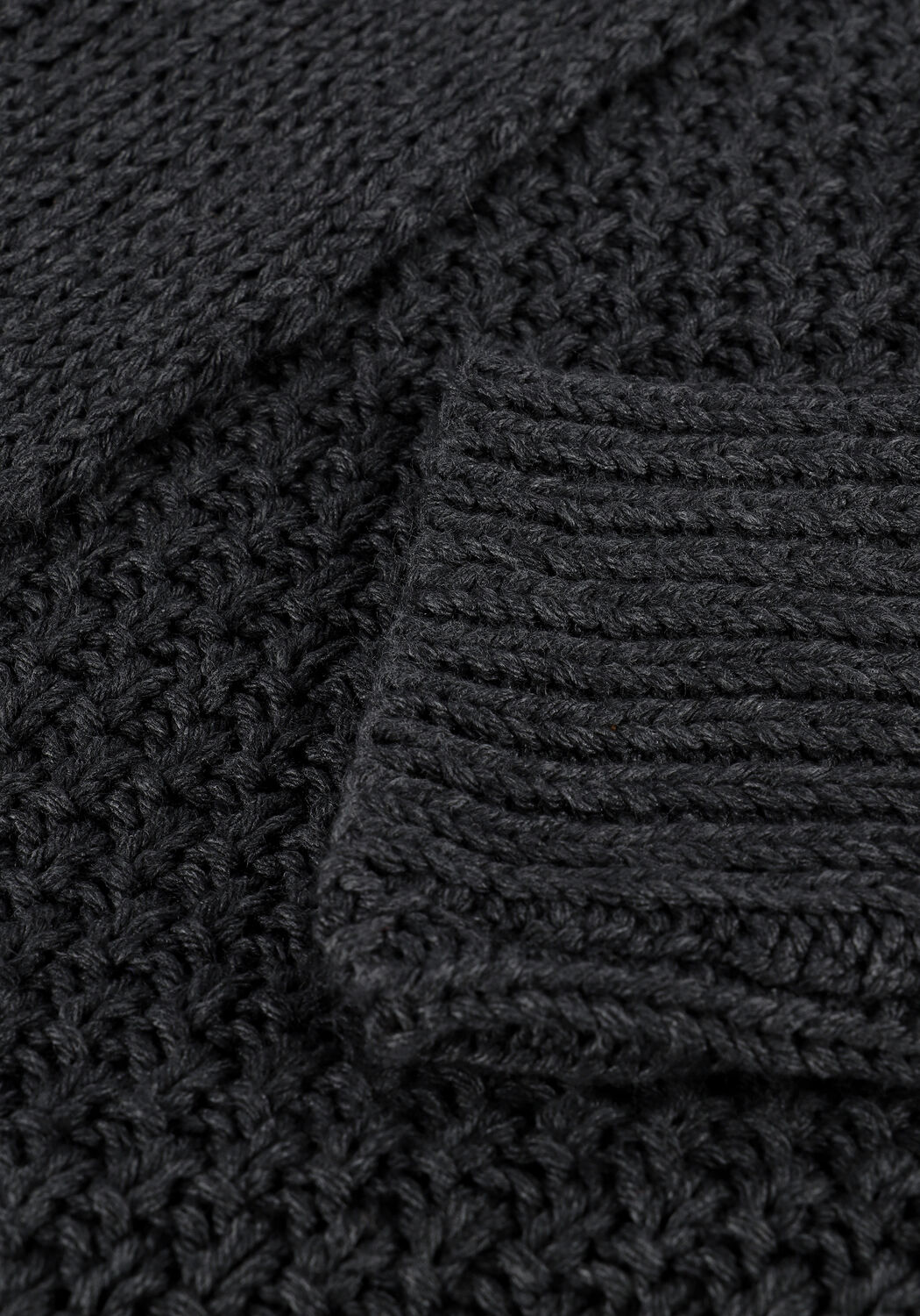 Graue SIMPLE Strickjacke ICE - large