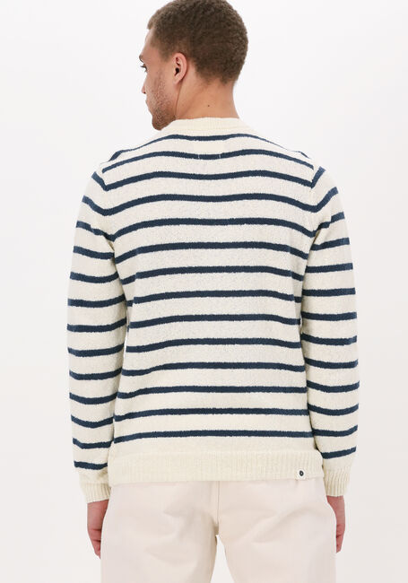 Blaue ANERKJENDT Pullover AKRICO STRIPE KNIT - large