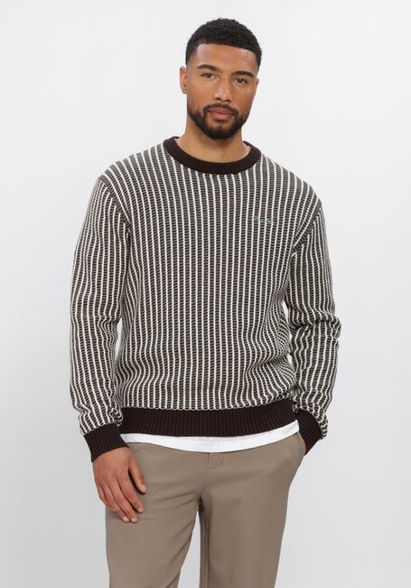 Braune PURE PATH Pullover LADDERSTITCH - large