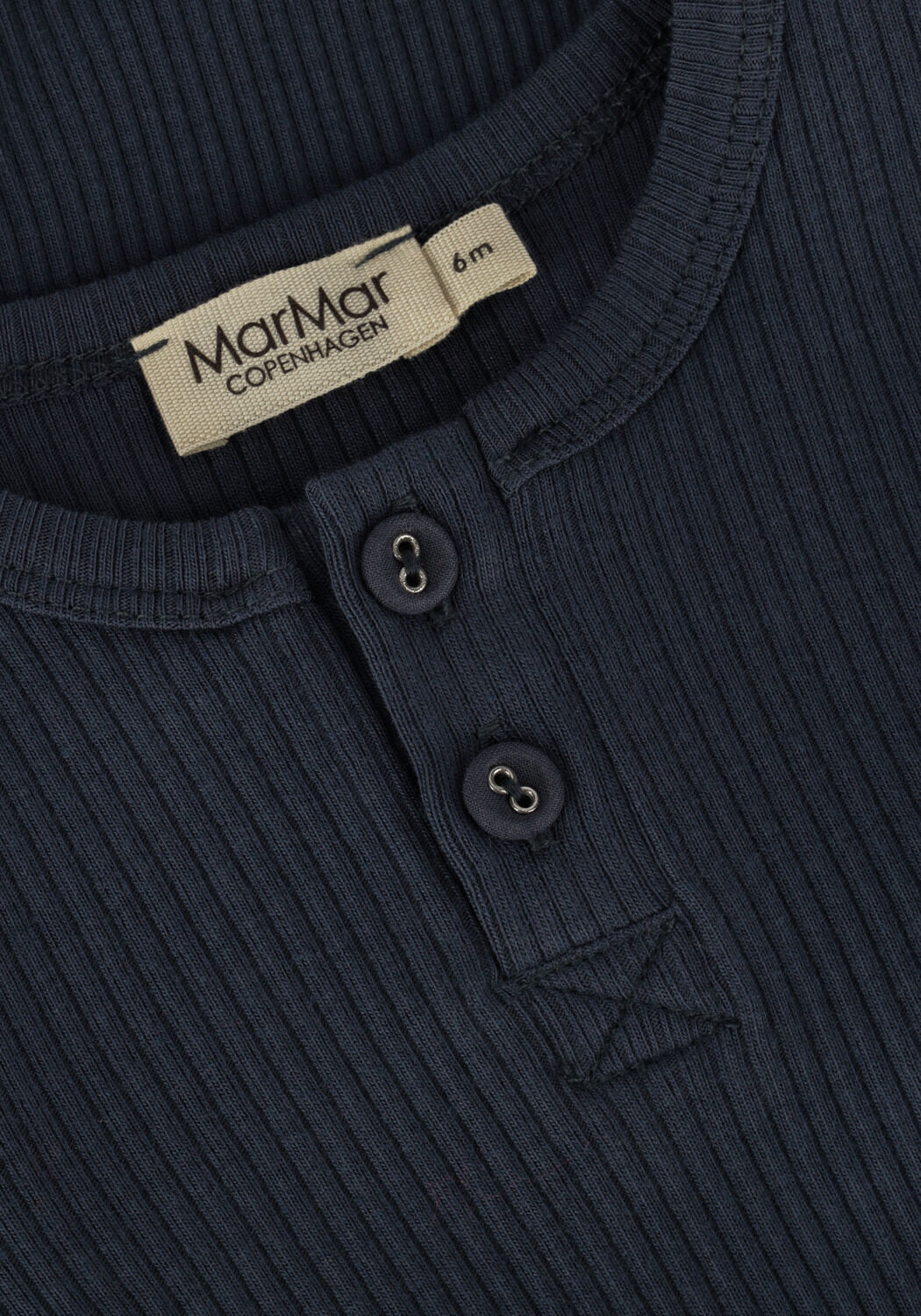 Blaue MARMAR COPENHAGEN Strampler BODY LS MODAL - large