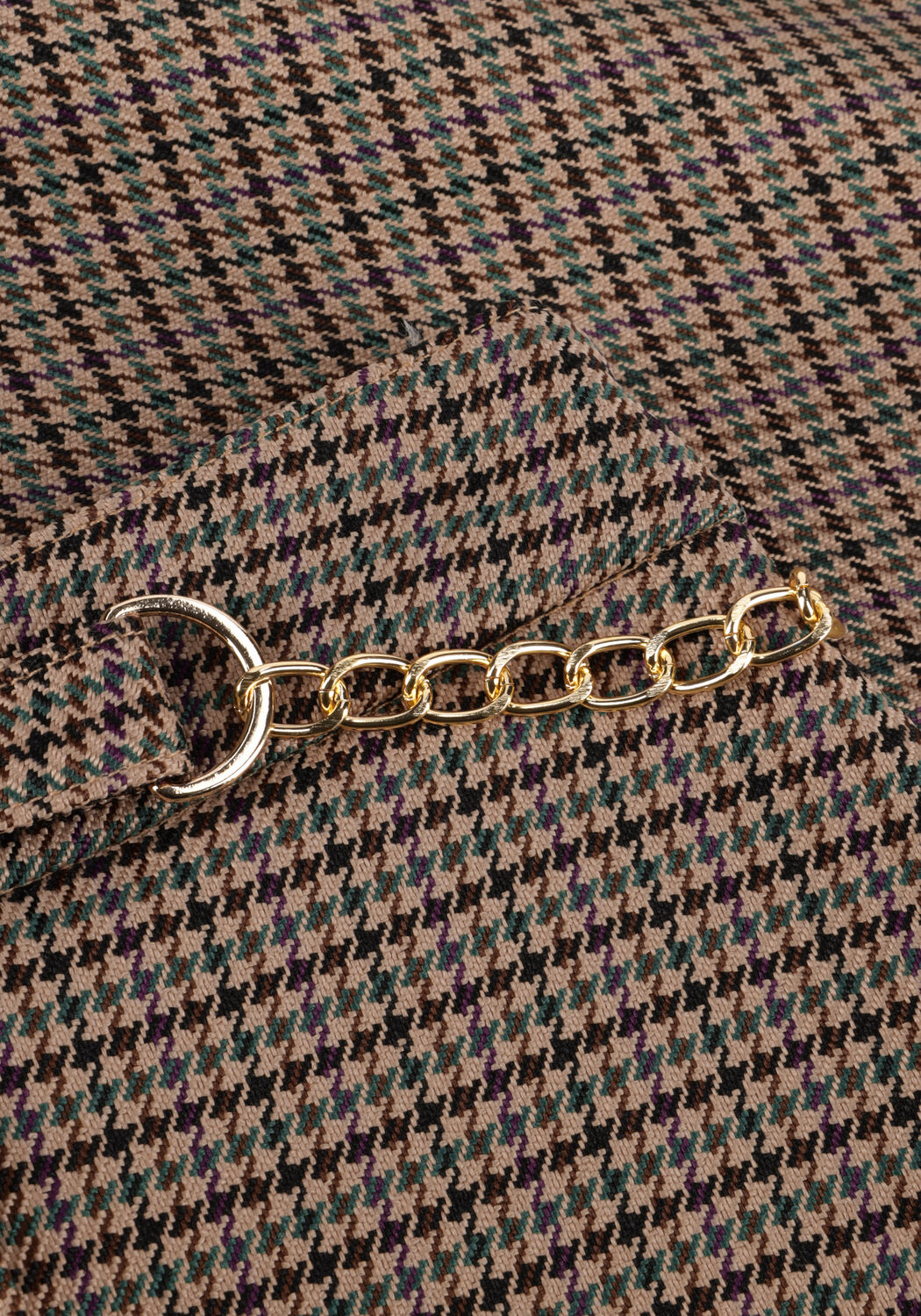 Braune AAIKO Minirock ENORA PIED PES 561 - large