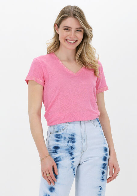 Rosane SUMMUM T-shirt TEE FOIL COATED LINEN JERSEY - large