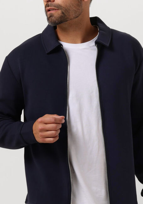 Dunkelblau SELECTED HOMME Strickjacke SLHEMANUEL SOFT FULL ZIP SWEAT NOOS - large