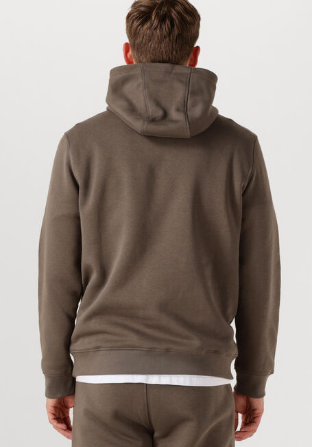 Taupe GENTI Pullover BASIC LOGO HOODIE - large