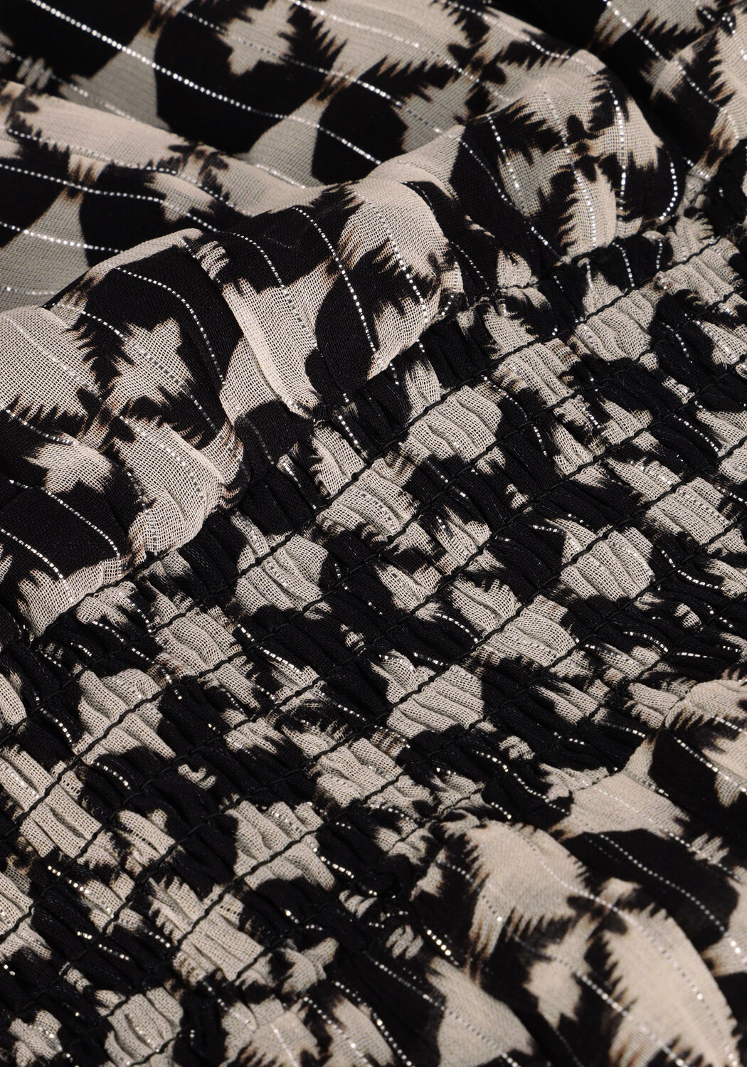 Schwarze AAIKO Minikleid GABRY IKAT DOT VIS 515 - large