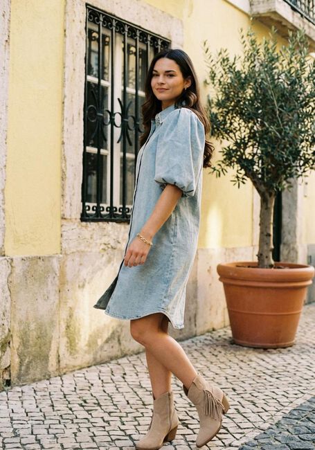 Hellblau JANICE Minikleid STEFF - large