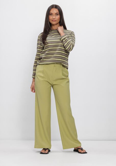 Khaki ENVII T-shirt NKULLA LS STRIPE 5310 - large