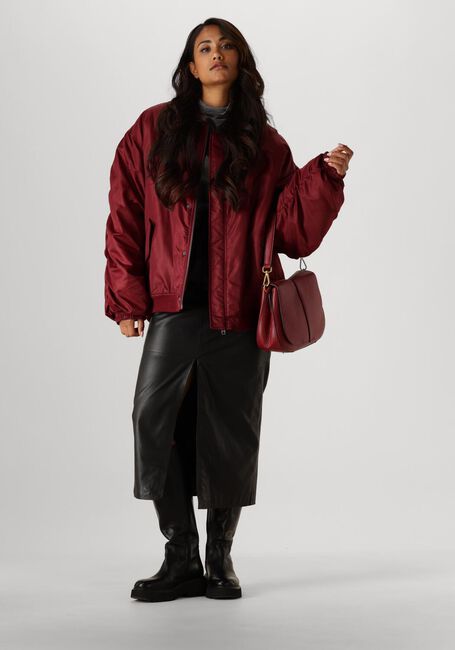 Bordeaux OBJECT Jack OBJMARY OVERSIZE BOMBER JACKET - large