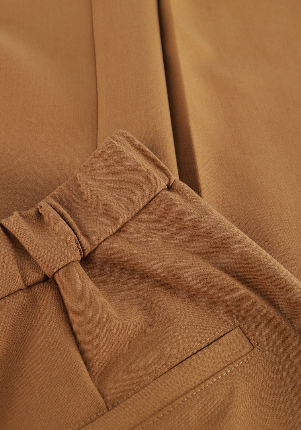 Braune SUMMUM Weite Hose TROUSERS WIDE LEGS FOAM UNI - large