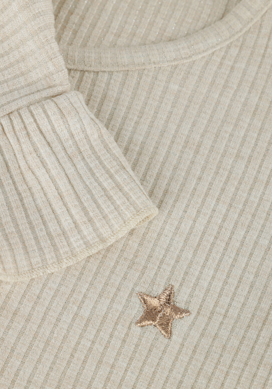 Ecru LIKE FLO T-shirt FLO GIRLS RIB SHIRT - large