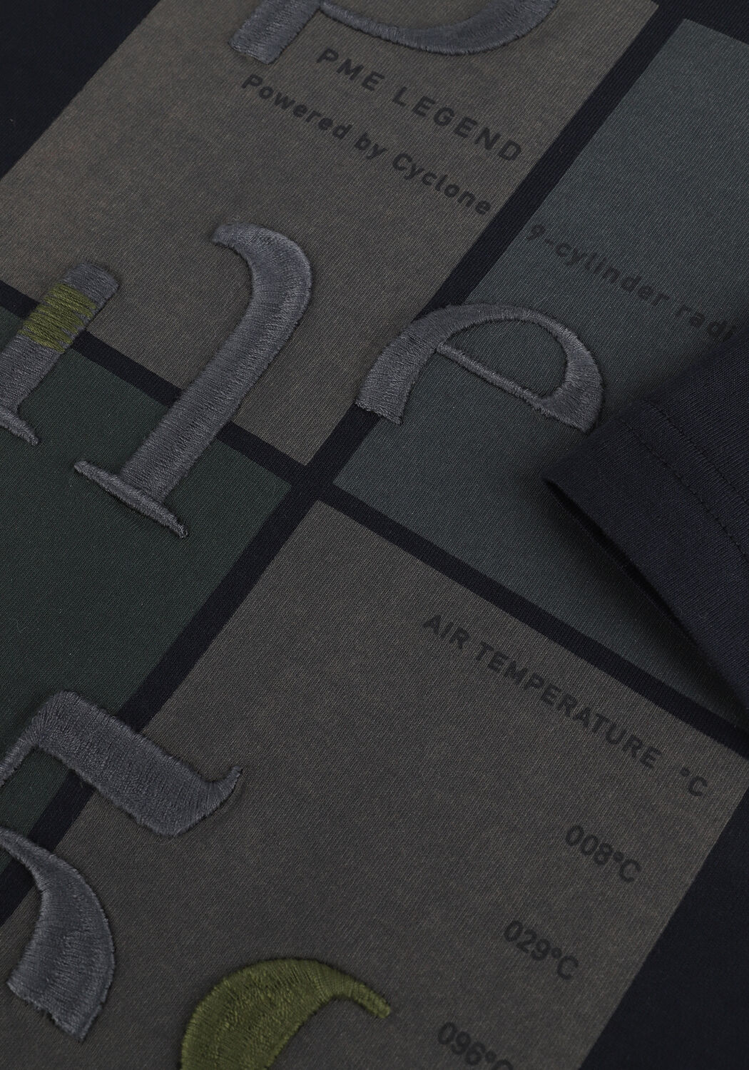 Dunkelblau PME LEGEND T-shirt SHORT SLEEVE R-NECK SINGLE JERSEY MERCERISED - large