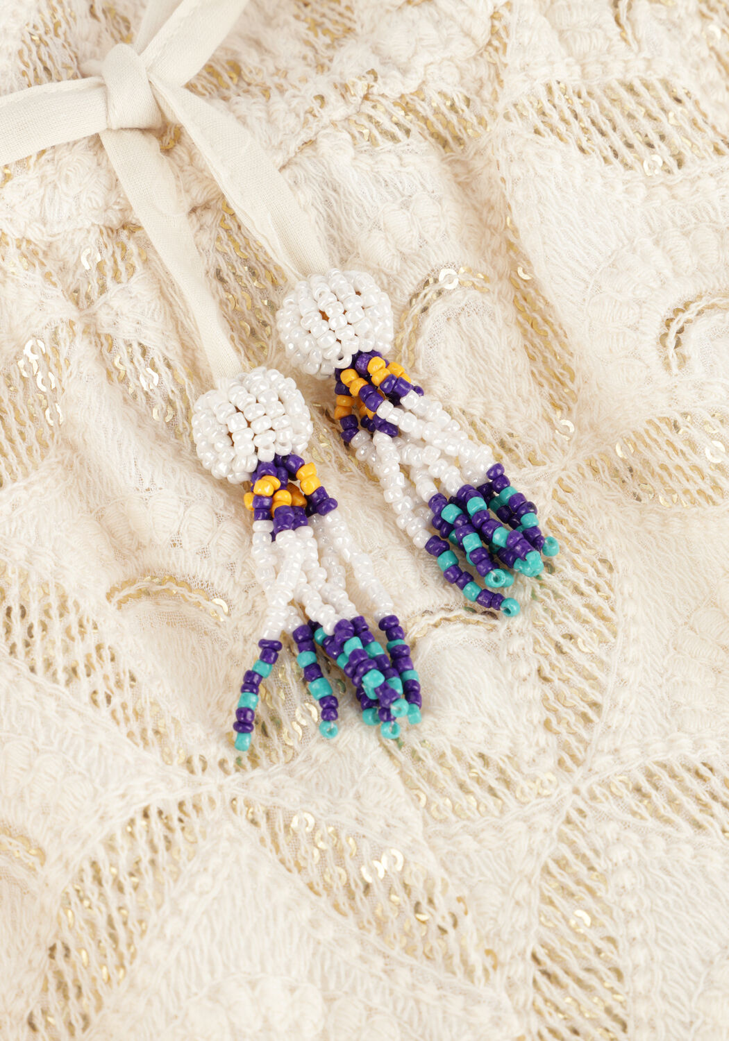 Ecru WILD Kurze Hose CELINE - large