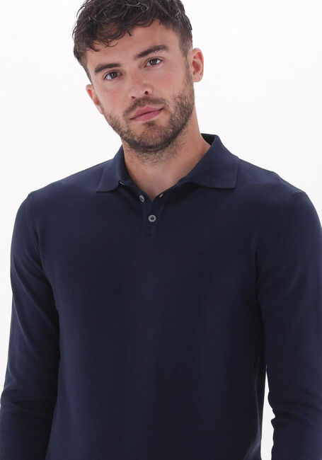 Dunkelblau THE GOODPEOPLE Polo-Shirt KAI - large