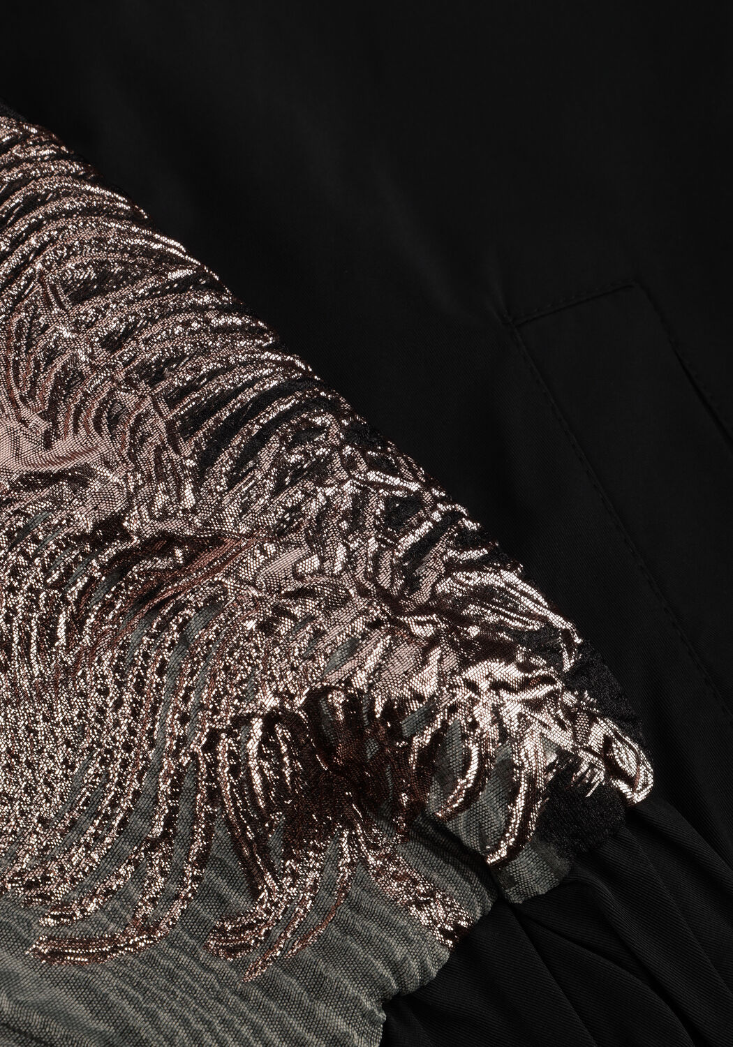 Mehrfarbige/Bunte SUMMUM Blazers BOMBER JACKET LEAVES JACQUARD - large