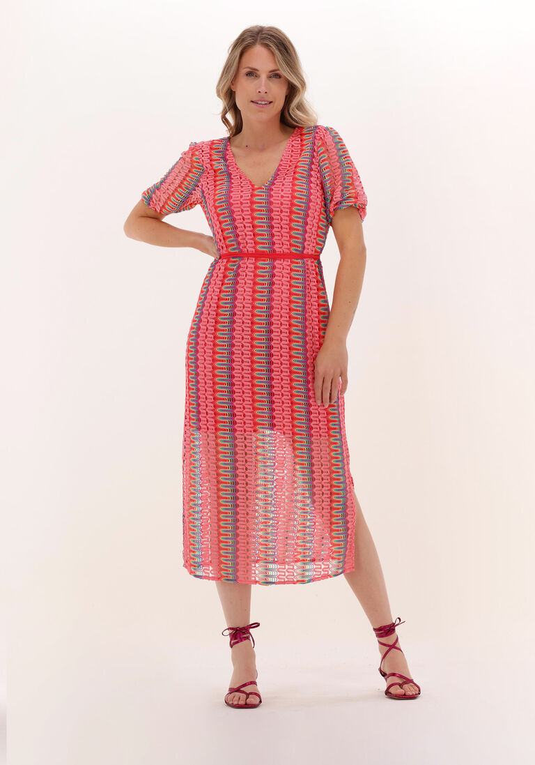 mehrfarbige/bunte freebird midikleid gala dress
