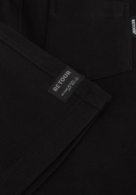Schwarze RETOUR Kurze Hose DINAND - large