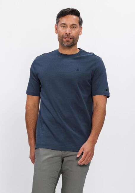 Dunkelblau CAST IRON T-shirt REGULAR FIT INTERLOCK - large