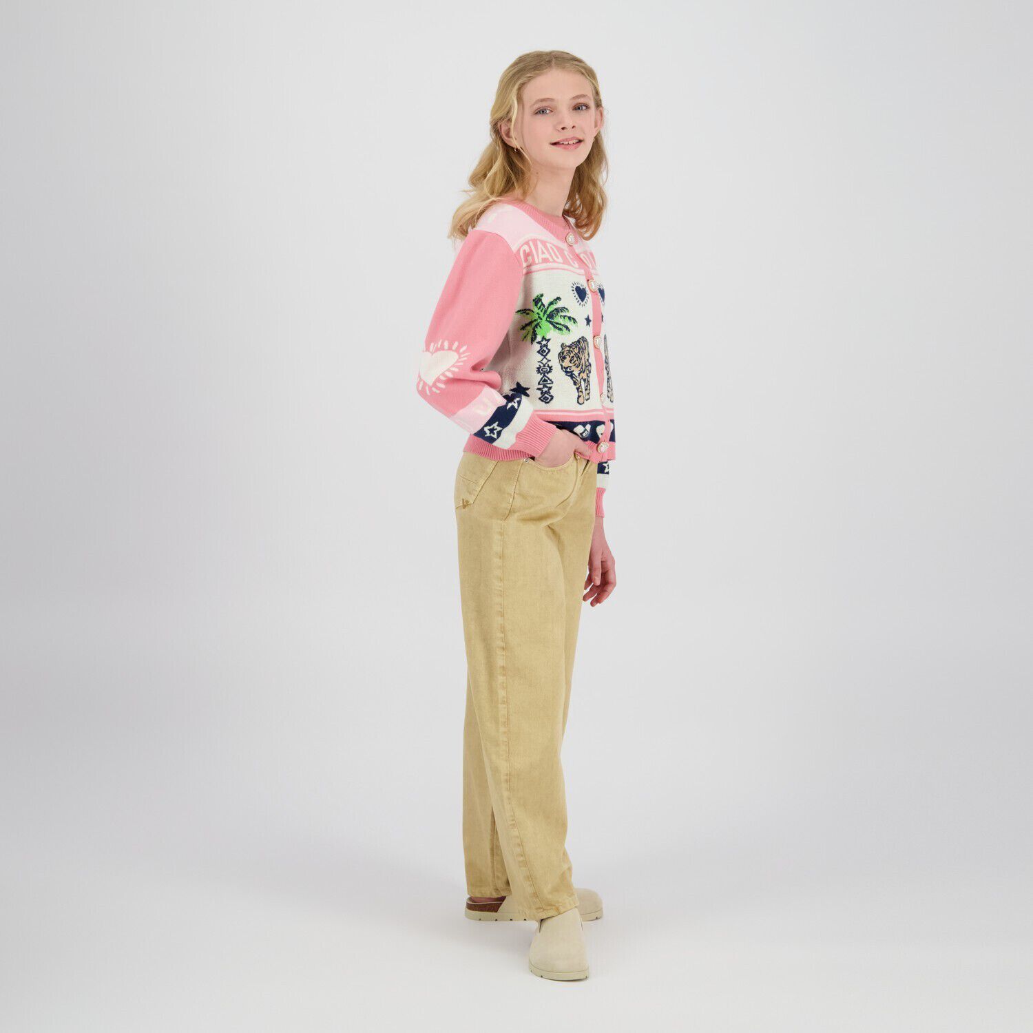 Hell-Pink VINGINO Strickjacke MANDIE - large