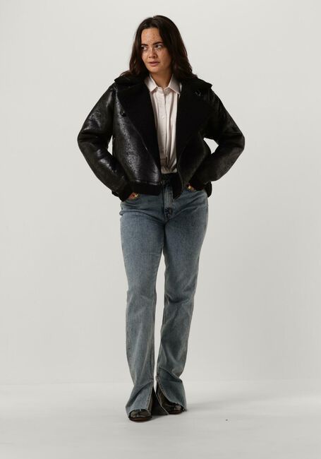 Schwarze NEO NOIR Teddy-Jacke SADIE TEDDY JACKET - large