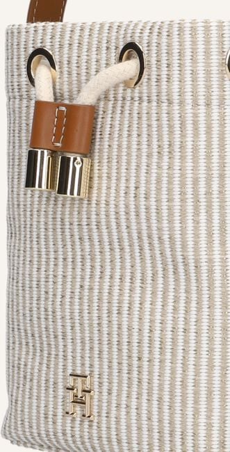Creme TOMMY HILFIGER Umhängetasche TH PREMIUM BEACH LE BUCKET Creme TOMMY HILFIGER Umhängetasche TH PREMIUM BEACH LE BUCKET - large