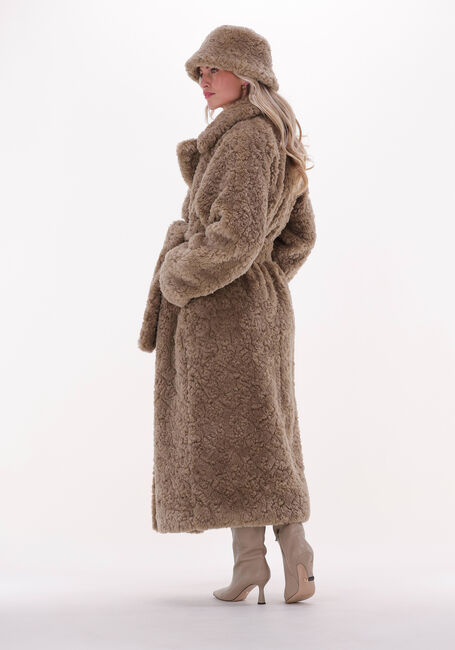 Braune IBANA Teddy-Jacke CUDDLE - large