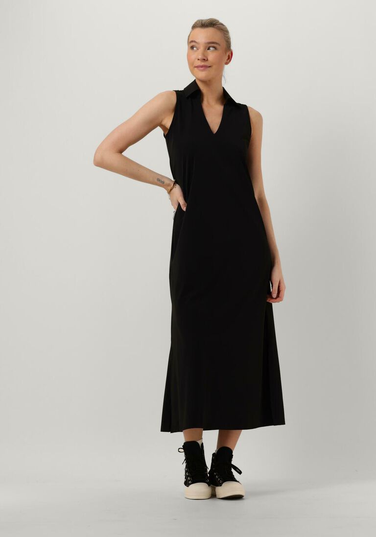 schwarze penn & ink midikleid s23n1342