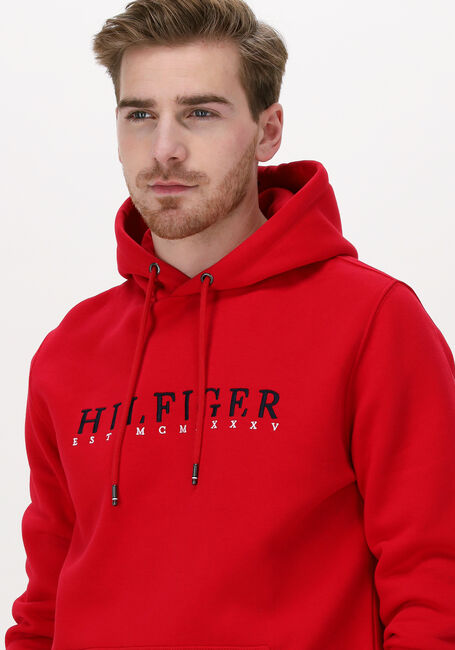 Rote TOMMY HILFIGER Sweatshirt CORP GRAPHIC HOODIE - large
