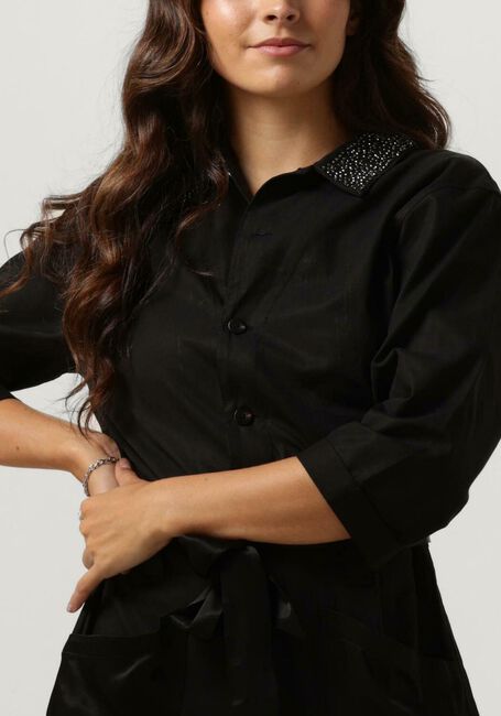 Schwarze SCOTCH & SODA Jumpsuit BEADED COLLAR JUMPSUIT - large