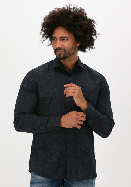 Schwarze VANGUARD Casual-Oberhemd LONG SLEEVE SHIRT PRINT ON FIN - large