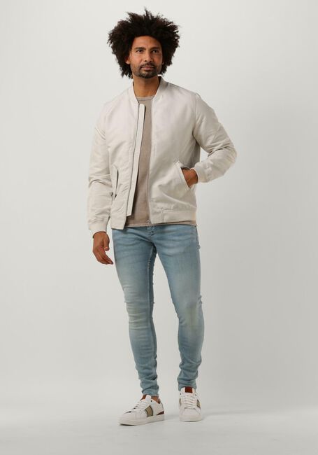 Sand PUREWHITE T-shirt FLAT KNITTED SHIRT SHORTSLEEVE WITH SMALL LOGO ON CHEST - large