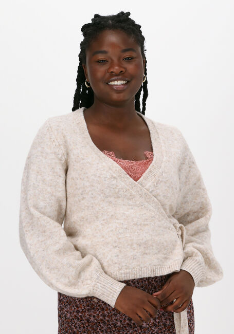 Beige ENVII Strickjacke ENSOYA LS V-N KNIT 5249 - large
