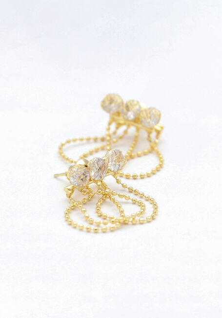 Goldfarbig NOTRE-V Ohrringe EARRING SMALL TRIPLE - large