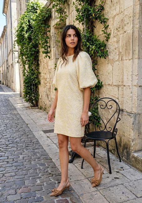 Creme NOTRE-V Minikleid NV-HENDERIKA BROCADE DRESS - large